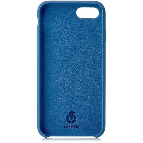 Чехол для смартфона uBear Touch Case для iPhone SE /8/7 софт-тач, синий