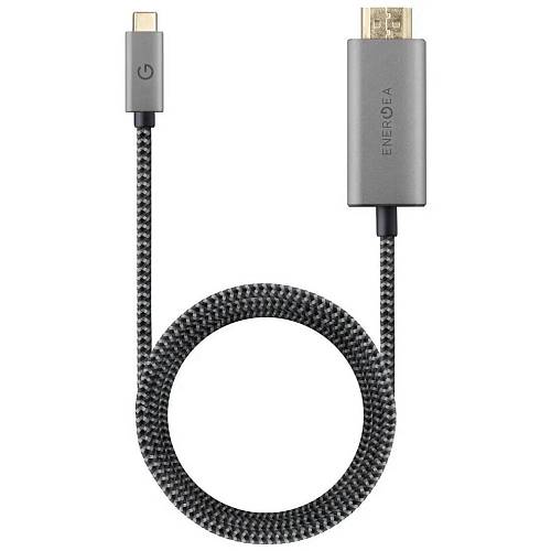 Кабель EnergEA FibraTough USB-C to HDMI 4K, 2м, черный