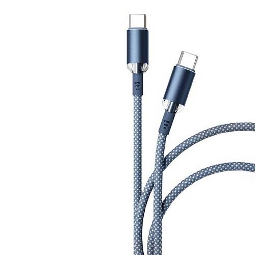 Кабель "vlp" Diamond Cable USB C - USB C, 1.2м, темно-синий