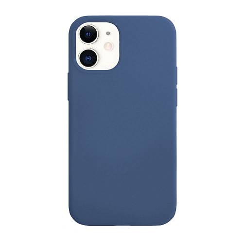 Чехол для смартфона vlp Silicone Сase для iPhone 12 mini, темно-синий