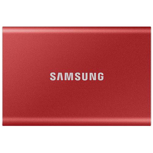 SSD Samsung T7 SSD, 500 Гб, красный