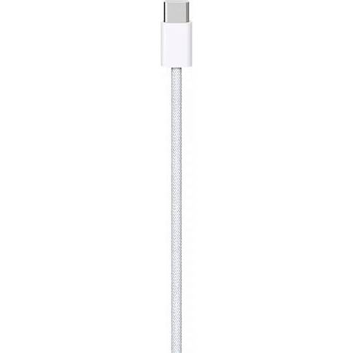 Кабель Apple USB-C для зарядки (1 м) в оплетке, белый (уценка)