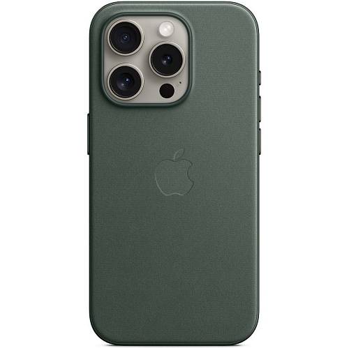 Чехол для смартфона iPhone 15 Pro FineWoven Case with MagSafe, Evergreen