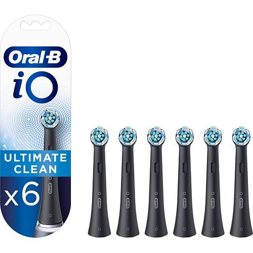 Насадки для зубной щетки Oral-B iO Ultimate Clean 1x6, черный