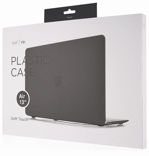 Чехол для ноутбука Plastic Case vlp for MacBook Air 13 2018, черный