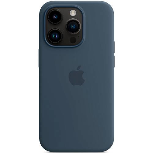 Чехол для смартфона iPhone 14 Pro Silicone Case with MagSafe, синий