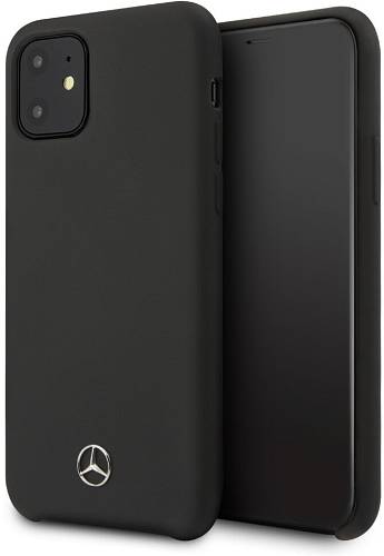 Чехол для смартфона Mercedes Silicone line для iPhone 11, черный