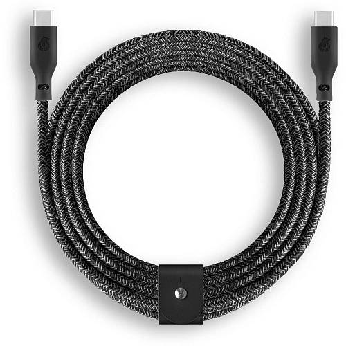 Кабель uBear Trend Cable USB-C/USB-C 1.2м, 60W, черный