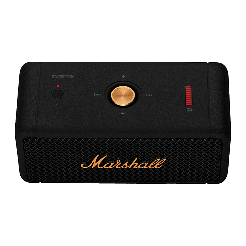 Портативная акустическая система Marshall Emberton, черный + бронзовый