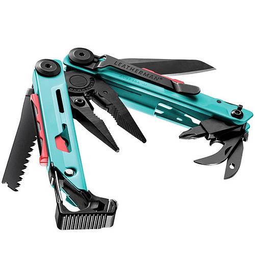 Мультитул Leatherman Signal, бирюзовый