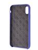 Фото — Чехол для смартфона Guess для iPhone XR Silicone collection Gold logo Hard Purple