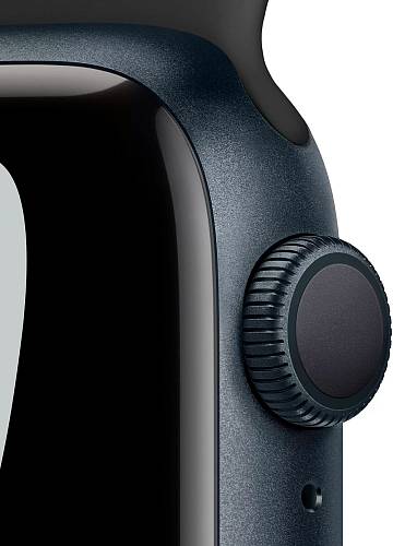 Apple Watch Nike Series 7, 41 мм, корпус «тёмная ночь», спортивный ремешок Nike
