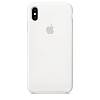 Фото — Чехол для смартфона Apple Silicone Case силикон, цвет белый, для iPhone XS Max