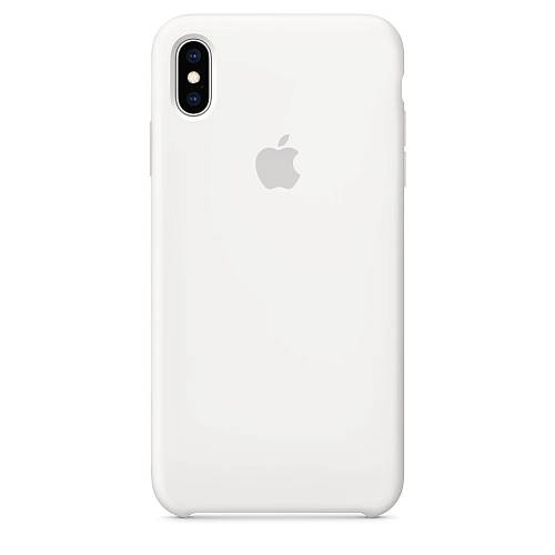 Чехол для смартфона Apple Silicone Case силикон, цвет белый, для iPhone XS Max