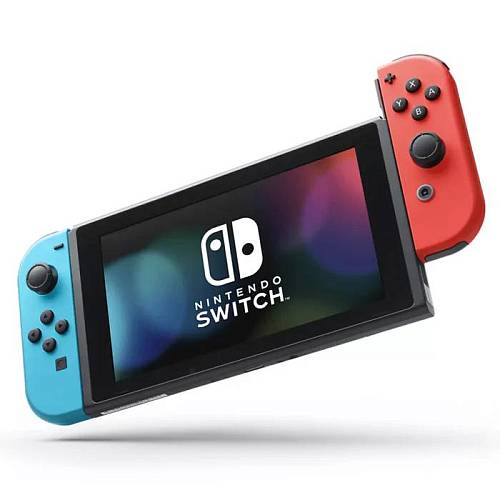 Игровая приставка Nintendo Switch OLED, синий/красный