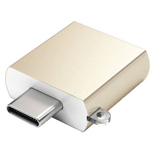 Адаптер Satechi USB-C - USB 3.0, золотой