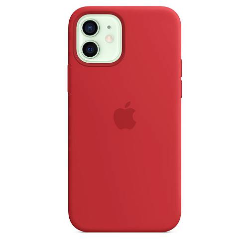 Чехол для смартфона Apple MagSafe для iPhone 12/12 Pro, cиликон, красный (PRODUCT)RED