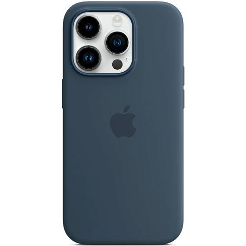 Чехол для смартфона iPhone 14 Pro Silicone Case with MagSafe, синий