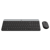 Фото — Клавиатура и мышь Logitech MK470 GRAPHITE, USB, беспроводной, черный