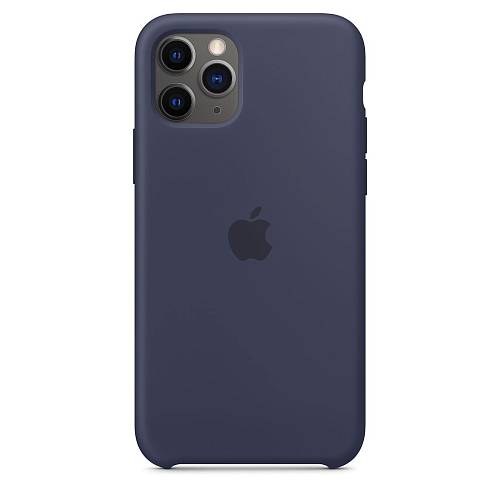 Чехол для смартфона Apple для iPhone 11 Pro, силикон, темно-синий