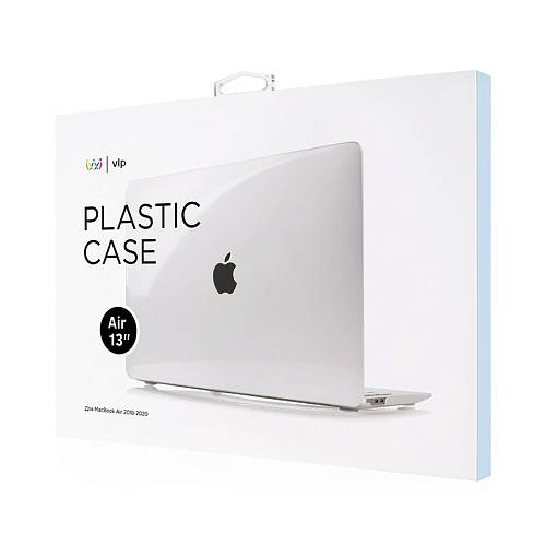 Чехол для ноутбука "vlp" Plastic Case для MacBook Air 13'' 2018-2021, прозрачный