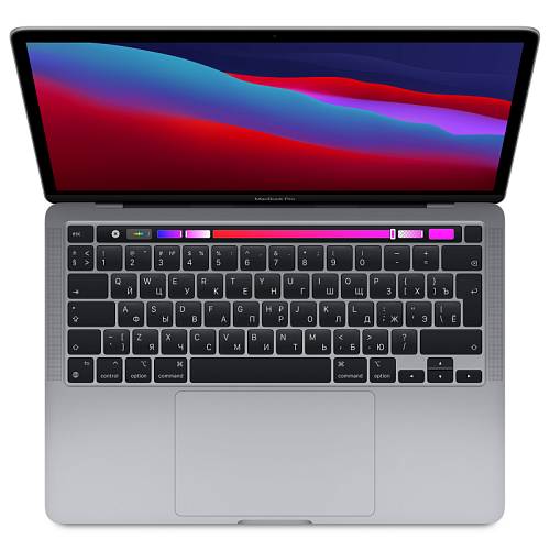 Apple MacBook Pro 13" (M1, 2020) 8 ГБ, 1 ТБ SSD, Touch Bar, «серый космос» СТО