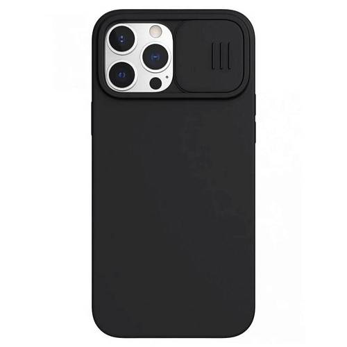 Чехол для смартфона Nillkin для iPhone 13 Pro CamShield Silky Magnetic Silicone Elegant, черный